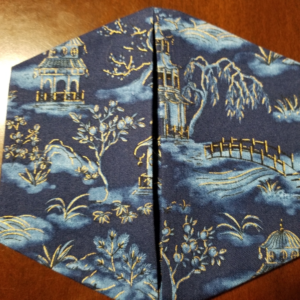 Chinese Water Garden Cotton Facemask - Picture 7 of 7